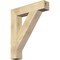 Ekena Millwork Traditional Block Rough Sawn Bracket, Douglas Fir, 6"W x 32"D x 38"H BKT06X32X38TRA05RDF - alternate 1